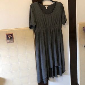 Soma black and grey striped dress